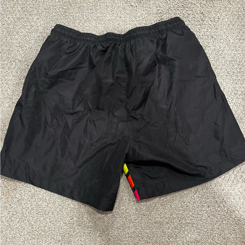WESC Swim Shorts with Rainbow Stripes - Picture 6 of 6